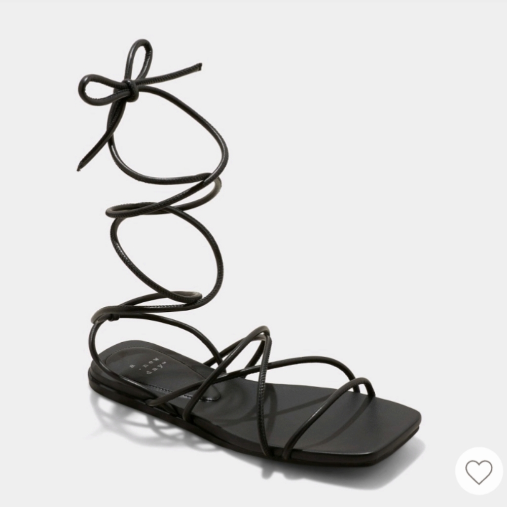 NIB Target Lace-Up Sandals